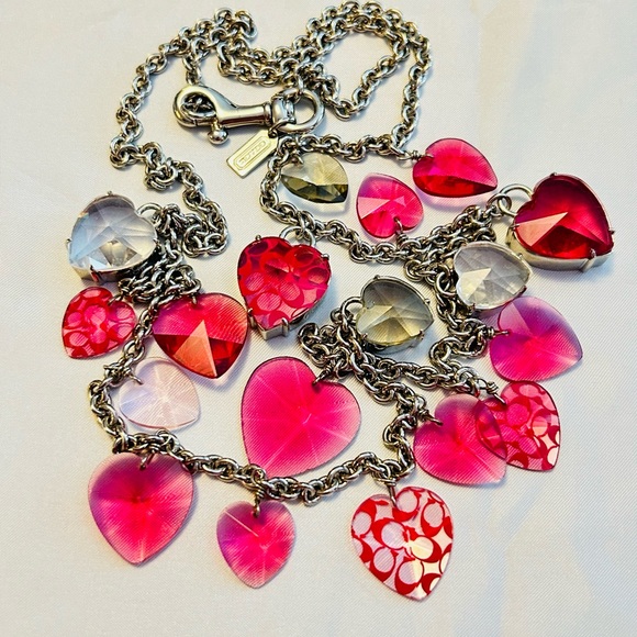 💰SOLD💰NWOT Coach Heart Charm Necklace - Picture 16 of 16